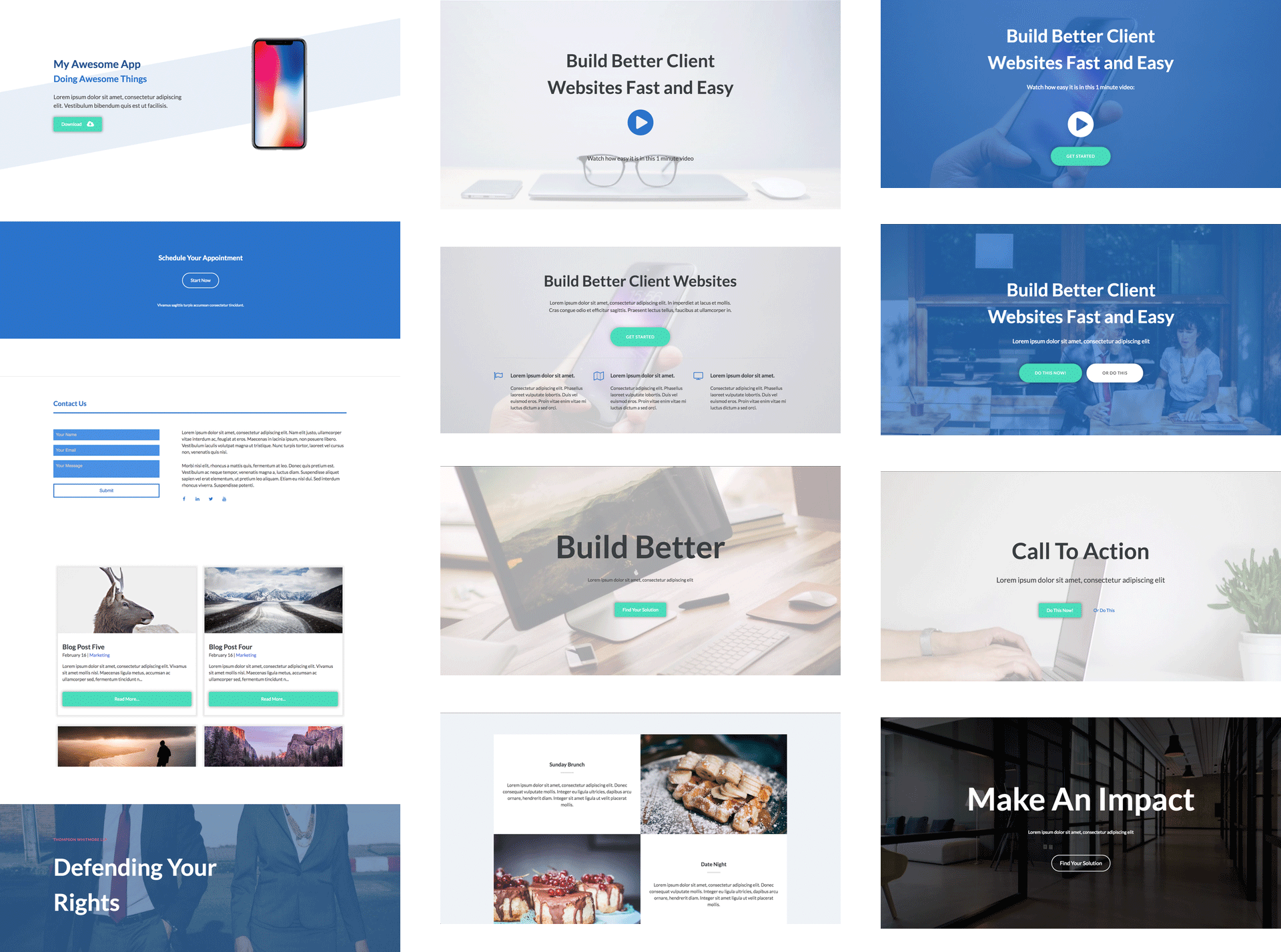 row-section-templates