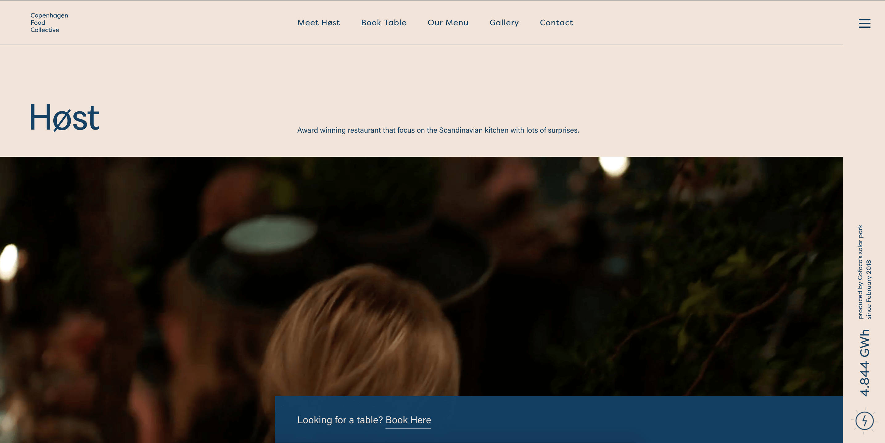 Host Restaurant Website Design
