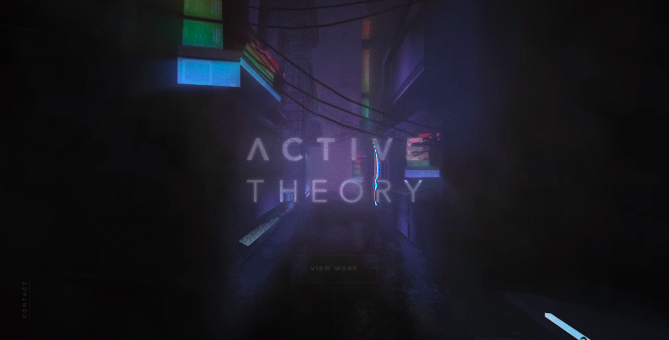 Active Theory Active Theory website design agency homepage - one of the best website design agency websites