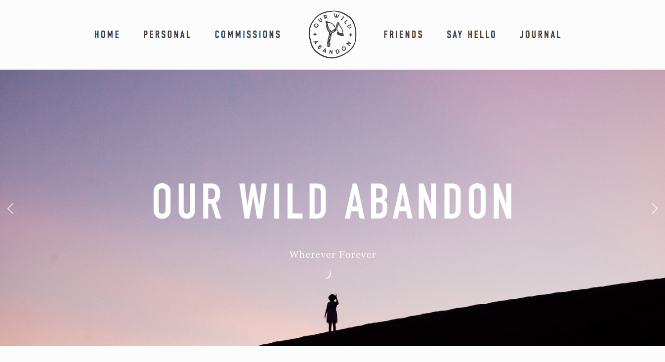 Our Wild Abandon travel blog, as part of the best travel blog website designs