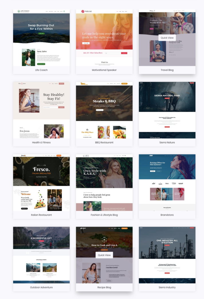 Starter Sites Starter Sites by Astra - part of the Astra Review 2019
