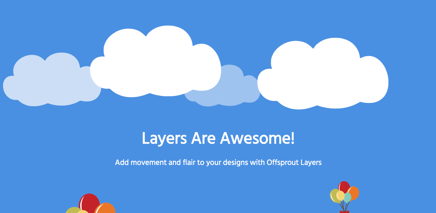 Offsprout layers feature in new Offsprout page builder release